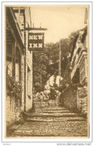 High Street looking up, Clovelly, Devon, England, United Kingdom, 10-20s