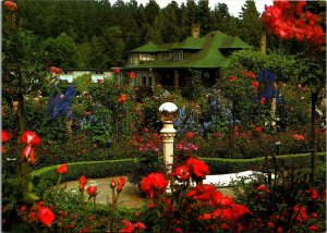 Canada Victoria The Butchart Gardens Gazing Ball and Entrance