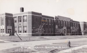 North Dakota Grafton Public School Real Photo