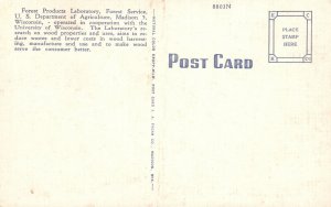 Vintage Postcard 1930's United States Department Agriculture Madison Wisconsin