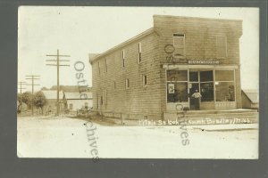 Bradley MICHIGAN RPPC c1910 GENERAL STORE nr Kalamazoo Grand Rapids GHOST TOWN?