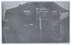 c1960's Clairendon Iowa Railroad Vintage Train Depot Station RPPC Photo Postcard
