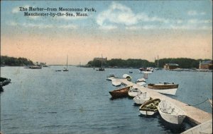 Manchester-by-the-Sea Massachusetts MA Harbor View Vintage Postcard