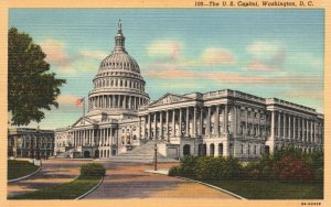 Vintage Postcard 1948 The United States Capitol Washington DC B.S. Reynolds Pub