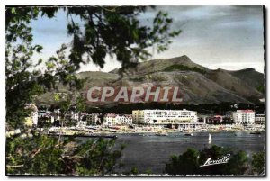 Modern Postcard Saint Jean de Luz View on the Beach and the Casino at the bot...