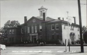 Irwinton GA Wilkinson Co Court House Real Photo Postcard