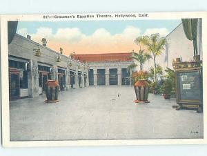 Unused W-Border EGYPTIAN THEATER Hollywood - Los Angeles California CA H5484