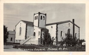 J21/ Mohall North Dakota RPPC Postcard c1910 Methodist Church Building 220