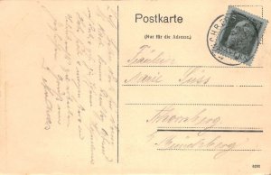 Munchberg Germany Prep School Gruss aus Vintage Postcard AA108724