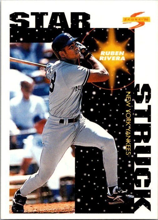 1989 Score Baseball Card Ruben Rivera New York Yankees sk20879