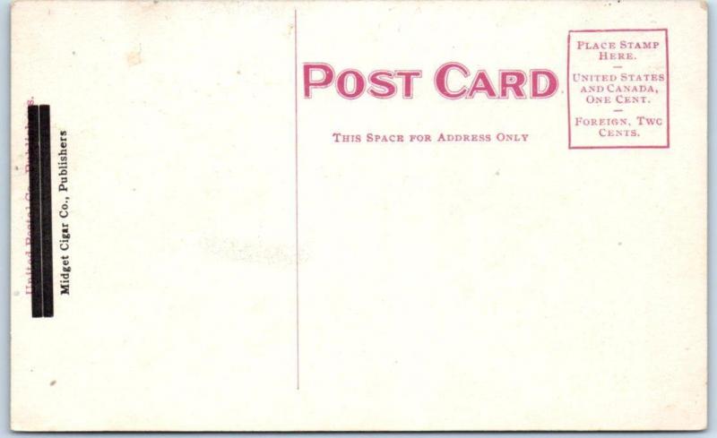 PEORIA, Illinois  IL   POMPEIAN GARDEN at BRADLEY PARK  ca 1910s  Postcard