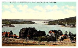 Connecticut Gales Ferry Panorama View from West Side