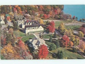 Unused Pre-1980 AERIAL VIEW OF TOWN Silver Bay New York NY n2271