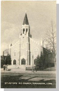 Torrington, Conneticut/Conn/CT Postcard, St  Peter's Church