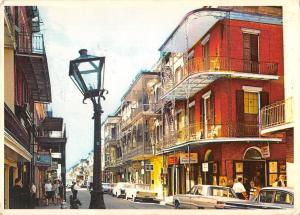 BR49684 New orleans lace work balconies en st peter street      Louisiana