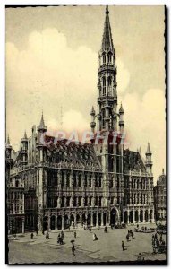 Postcard Brussels Old Town Hall
