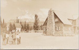 Battle Axe Inn & Mt Hood Oregon OR Unused Real Photo Postcard G95