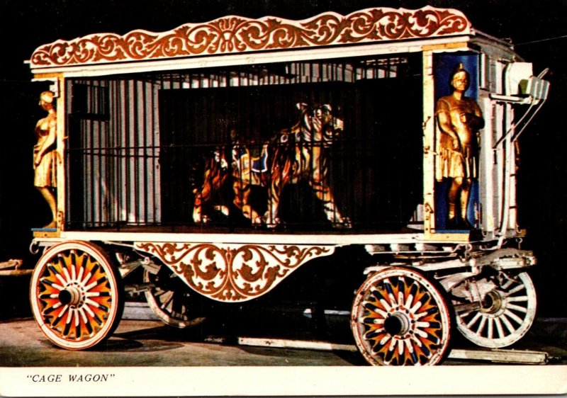 Florida Sarasota Ringling Museum Of The Circus Cage Wagon