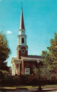 WELLESLEY, Massachusetts MA   WELLESLEY CONGREGATIONAL CHURCH  c1960's Postcard