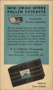 Swan-Myers Pollen Extracts Isotonic Dextrose Solution Injections Evanston IL