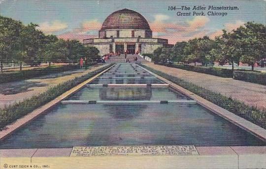 The Adler Planetarium Grant Park Chicago 1949