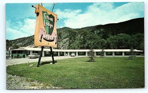 LIVINGSTON, MT Montana ~ GREEN LODGE INN MOTEL  1971 Roadside Postcard