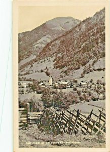 DORF FUSCH-an der NEUEN GLOCKNERSTRASE AUSTRIA~PANORAMA VIEW~1933 PHOTO POSTCARD