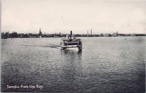 Toronto from the Bay Ontario ON Steamer Ship Unused Illustrated Postcard H62