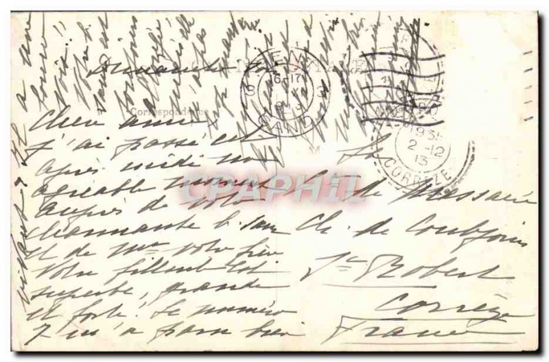 Old Postcard Brussels Eglise Ste Gudule