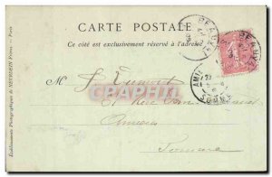 La Jetee a Day Storm - Old Postcard