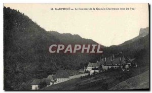 Old Postcard Dauphine Convent of the Grande Chartreuse view South