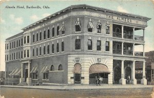 J25/ Bartlesville Oklahoma Postcard c1910 Almeda Hotel Building  308