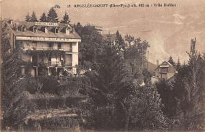 Argeles Gazost in France Hotel  Antique Postcard L889