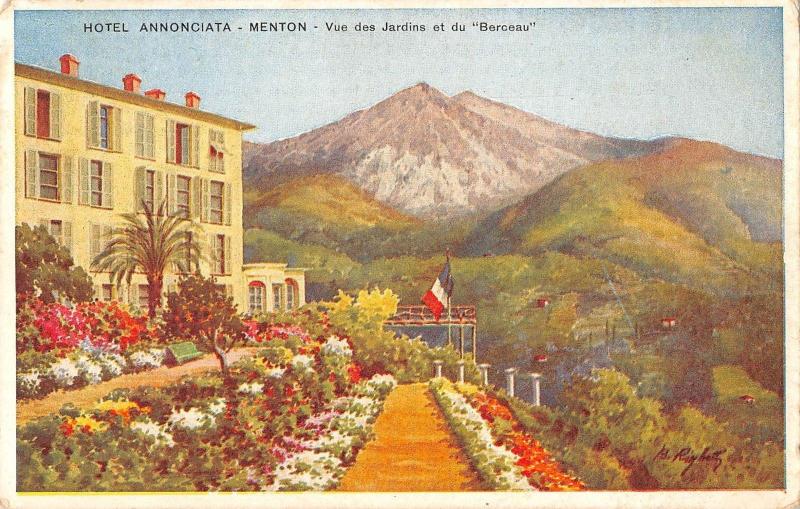 BF7009 hotel annonciata menton vue des jardins et du b france     France