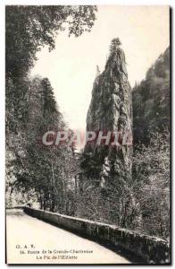 Dauphine Old Postcard Road Gde Chartreuse The peak of & # 39oeillette