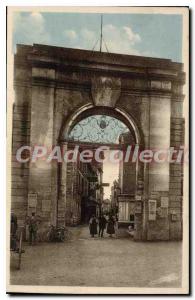 Postcard Old Saint Maixent (Deux Sevres) Gate Street Chalons Chalons