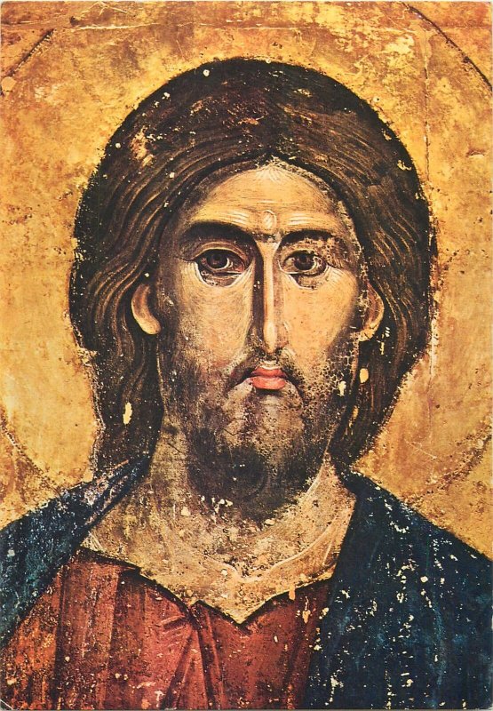 Religion Cristo Pantocrator icon Postcard