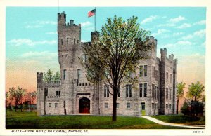Illinois Normal Cook Hall The Old Castle Curteich