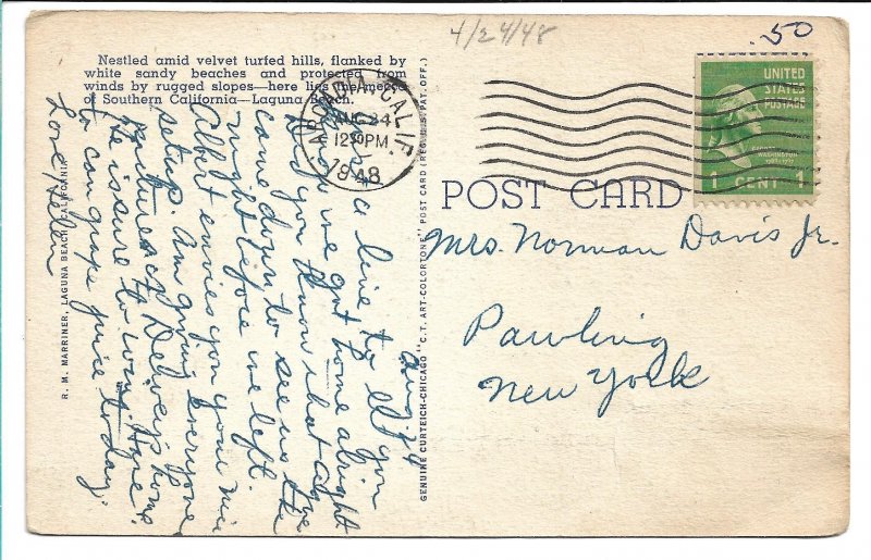 Laguna Beach, CA - Coast Royal - 1948