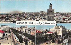 Lot135 africa tunisia real photo tunis general view tram