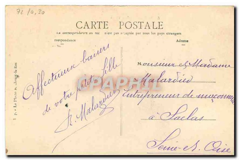 Old Postcard Etampes Hotel de Ville