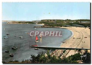 Modern Postcard Carantec (Finistere) Beach