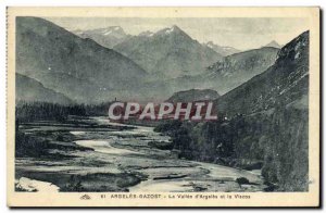 Old Postcard Argeles Gazost The Valley of Argeles and Viscos