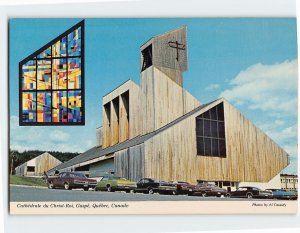 Postcard Cathédrale du Christ-Roi, Gaspé, Canada