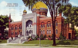 the Indian Saracenic Architecture of the TRIPOLI TEMPLE, MILWAUKEE, WI 1952