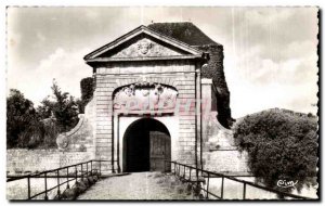Old Postcard Ile de Re St Martin (Char Mar) Gate Campanis