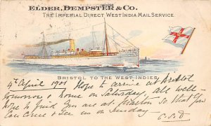 Bristol Elder Dempster Line Ship Postal Used Unknown 