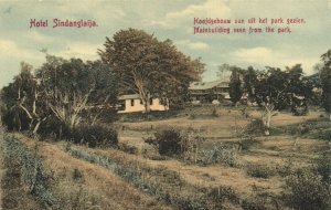 PC CPA HOTEL SINDANGLAIJA, MAINBUILDING, INDONESIA, VINTAGE POSTCARD (b6008)