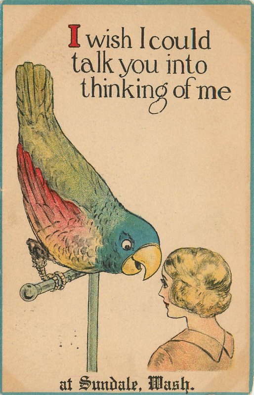 Parrot Wishes He Could Talk Woman Into Thinking Of Him At Sundale WA DPO II