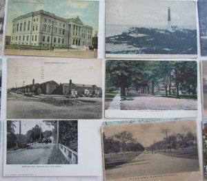 NEW JERSEY lot of 50 NJ ANTIQUE POSTCARDS